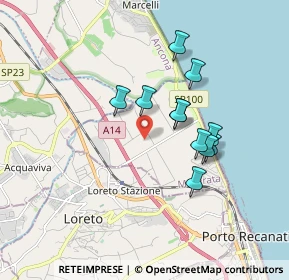 Mappa Via Scossicci, 62017 Porto Recanati MC, Italia (1.49909)