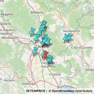 Mappa Via della Rugginaia, 52100 Arezzo AR, Italia (9.558)
