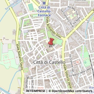 Mappa Via S. Francesco, 1, 06012 Città di Castello, Perugia (Umbria)