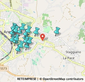 Mappa Via Bernardo Tanucci, 52100 Arezzo AR, Italia (1.104)