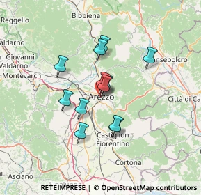 Mappa Via Campo di Marte, 52100 Arezzo AR, Italia (10.45917)