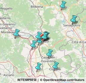 Mappa Via Campo di Marte, 52100 Arezzo AR, Italia (12.90786)