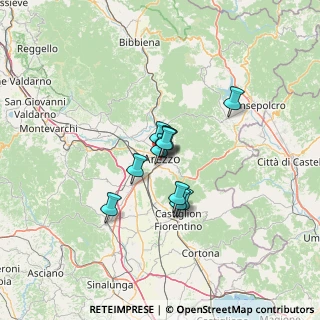 Mappa Via Campo di Marte, 52100 Arezzo AR, Italia (8.07545)