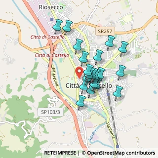 Mappa Via Antimo Marchesani, 06012 Città di Castello PG, Italia (0.7045)