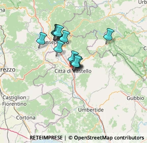 Mappa Via Vantaggio, 06012 Città di Castello PG, Italia (9.99571)