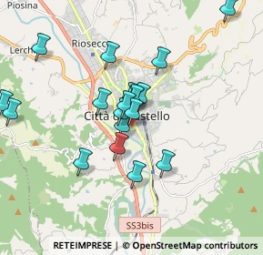 Mappa Via Vantaggio, 06012 Città di Castello PG, Italia (1.7325)