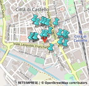 Mappa Via Vantaggio, 06012 Città di Castello PG, Italia (0.161)