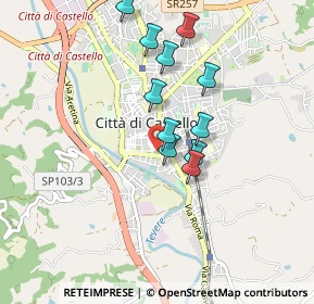 Mappa Via Vantaggio, 06012 Città di Castello PG, Italia (0.77636)