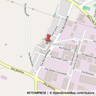 Mappa Via carini, 60022 Castelfidardo, Ancona (Marche)