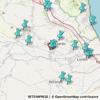 Mappa Via Salvador Allende, 60022 Castelfidardo AN, Italia (5.41688)