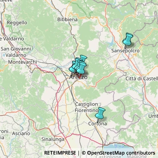 Mappa Via San Bernardino da Siena, 52100 Arezzo AR, Italia (8.25)