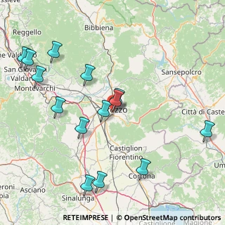 Mappa Via Ubaldo Pasqui, 52100 Arezzo AR, Italia (19.31714)