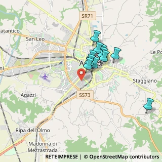 Mappa Via Ubaldo Pasqui, 52100 Arezzo AR, Italia (1.51364)