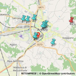 Mappa Via Ubaldo Pasqui, 52100 Arezzo AR, Italia (1.68545)