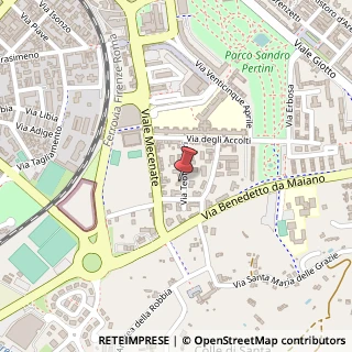 Mappa Via Teofilo Torri, 42, 52100 Arezzo, Arezzo (Toscana)