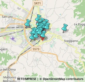 Mappa Via Teofilo Torri, 52100 Arezzo AR, Italia (1.0785)