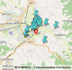 Mappa Via Teofilo Torri, 52100 Arezzo AR, Italia (1.1405)