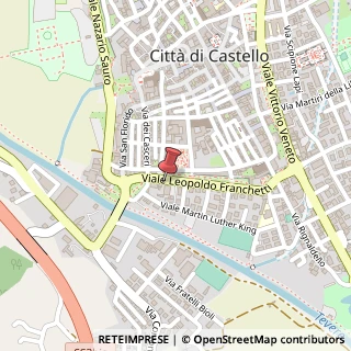 Mappa Viale Leopoldo Franchetti, 44, 06012 Città di Castello, Perugia (Umbria)