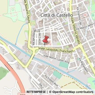 Mappa Via Cannoniera, 22/A, 06012 Città di Castello, Perugia (Umbria)