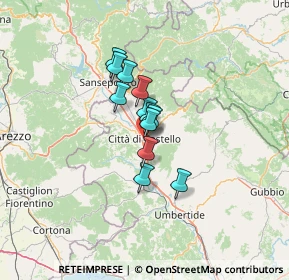 Mappa Via Cannoniera, 06012 Città di Castello PG, Italia (8.025)