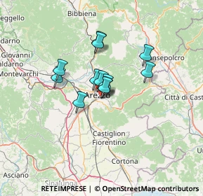 Mappa Via Lorenzo Viani, 52100 Arezzo AR, Italia (8.76583)
