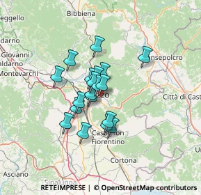 Mappa Via Lorenzo Viani, 52100 Arezzo AR, Italia (9.29368)