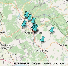Mappa Corso Vittorio Emanuele II, 06012 Città di Castello PG, Italia (8.2815)