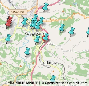 Mappa Via della Magione, 53036 Poggibonsi SI, Italia (2.405)