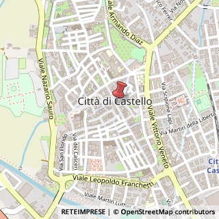Mappa Corso Vittorio Emanuele, 2, 06012 Città di Castello, Perugia (Umbria)