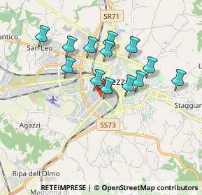 Mappa Via del Trionfo, 52100 Arezzo AR, Italia (1.63846)