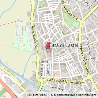 Mappa Piazza Venanzio Gabriotti, 4, 06012 Città di Castello, Perugia (Umbria)