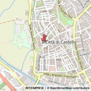 Mappa Via Cacciatori del Tevere, 2, 06012 Città di Castello, Perugia (Umbria)