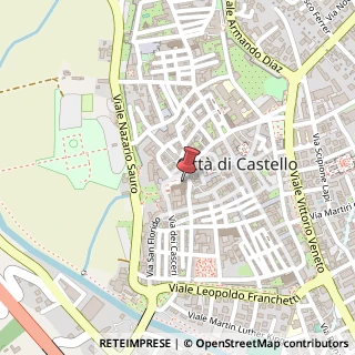 Mappa Piazza Venanzio Gabriotti, 1A, 06012 Città di Castello, Perugia (Umbria)