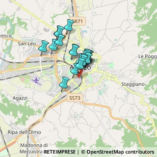 Mappa Via Trasimeno, 52100 Arezzo AR, Italia (1.216)