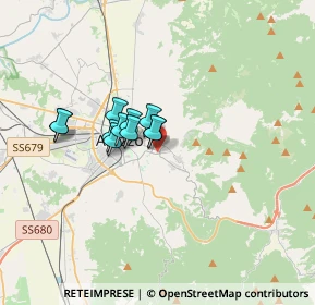 Mappa Via Salvino Salvini, 52100 Arezzo AR, Italia (2.33182)