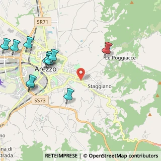 Mappa Via Salvino Salvini, 52100 Arezzo AR, Italia (2.63364)