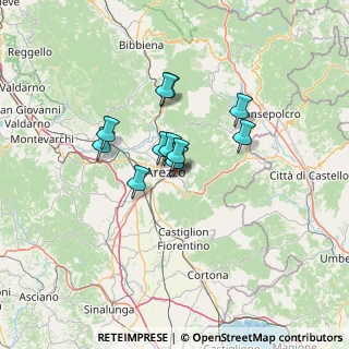 Mappa Via Salvino Salvini, 52100 Arezzo AR, Italia (8.94083)