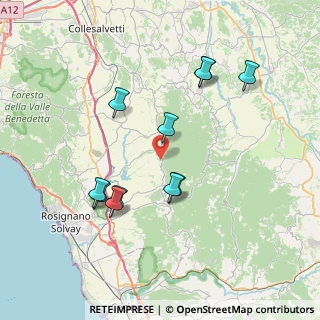 Mappa Via di Casimarsi, 56040 Santa luce PI, Italia (7.62273)
