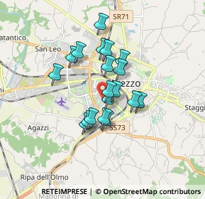 Mappa Via Giovanni da Verrazzano, 52100 Arezzo AR, Italia (1.29158)