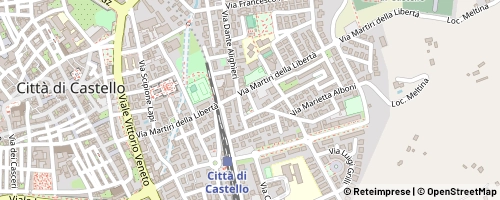 Mappa Città di Castello