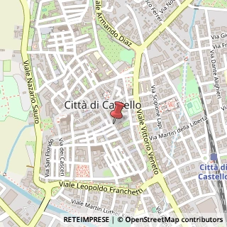 Mappa Corso Vittorio Emanuele, 16, 06012 Città di Castello, Perugia (Umbria)