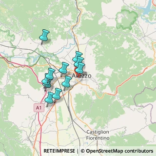 Mappa Via Usodimare Antoniotto, 52100 Arezzo AR, Italia (5.87455)