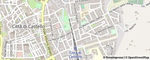 Mappa Città di Castello
