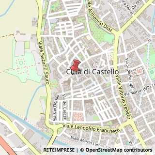 Mappa Corso Camillo Benso Conte di Cavour, 4A1, 06012 Città di Castello, Perugia (Umbria)