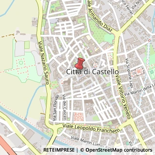 Mappa Corso Camillo Benso Conte di Cavour, 5-8, 06012 Città di Castello, Perugia (Umbria)
