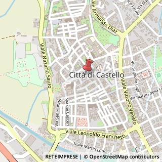 Mappa Corso Camillo Benso Conte di Cavour, 8, 06012 Città di Castello, Perugia (Umbria)