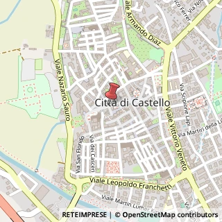 Mappa Corso Camillo Benso Conte di Cavour, 4, 06012 Città di Castello, Perugia (Umbria)