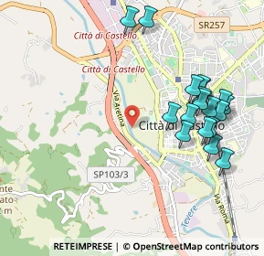 Mappa Via Aretina, 06012 Città di Castello PG, Italia (1.11222)