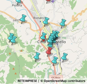 Mappa Via Aretina, 06012 Città di Castello PG, Italia (1.738)