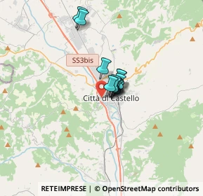Mappa Via Aretina, 06012 Città di Castello PG, Italia (1.70583)